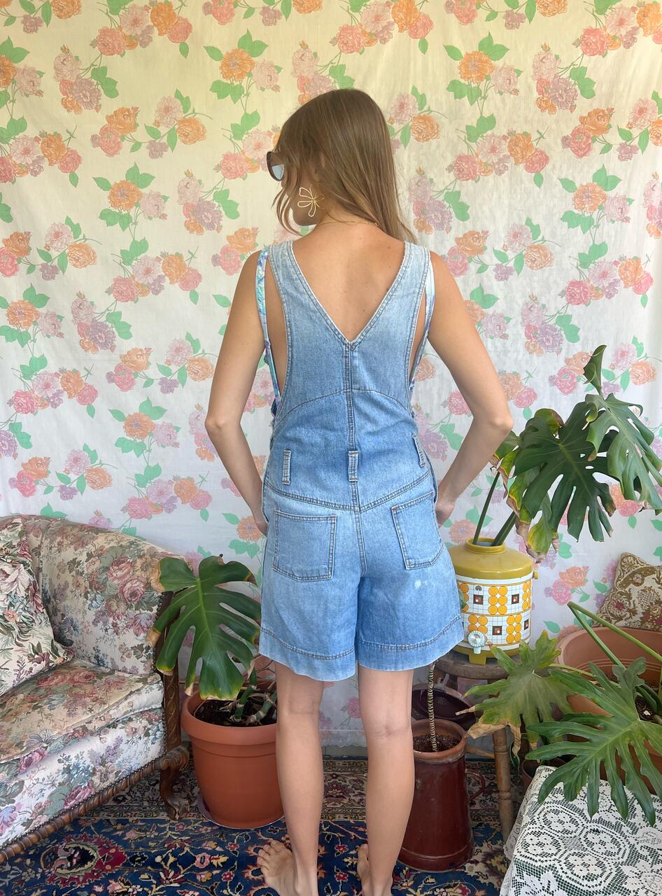 90's Fun Short Jumpsuit