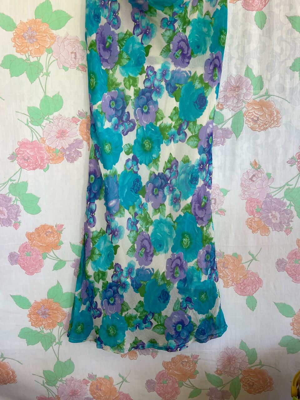 90's Silk Garden Dress