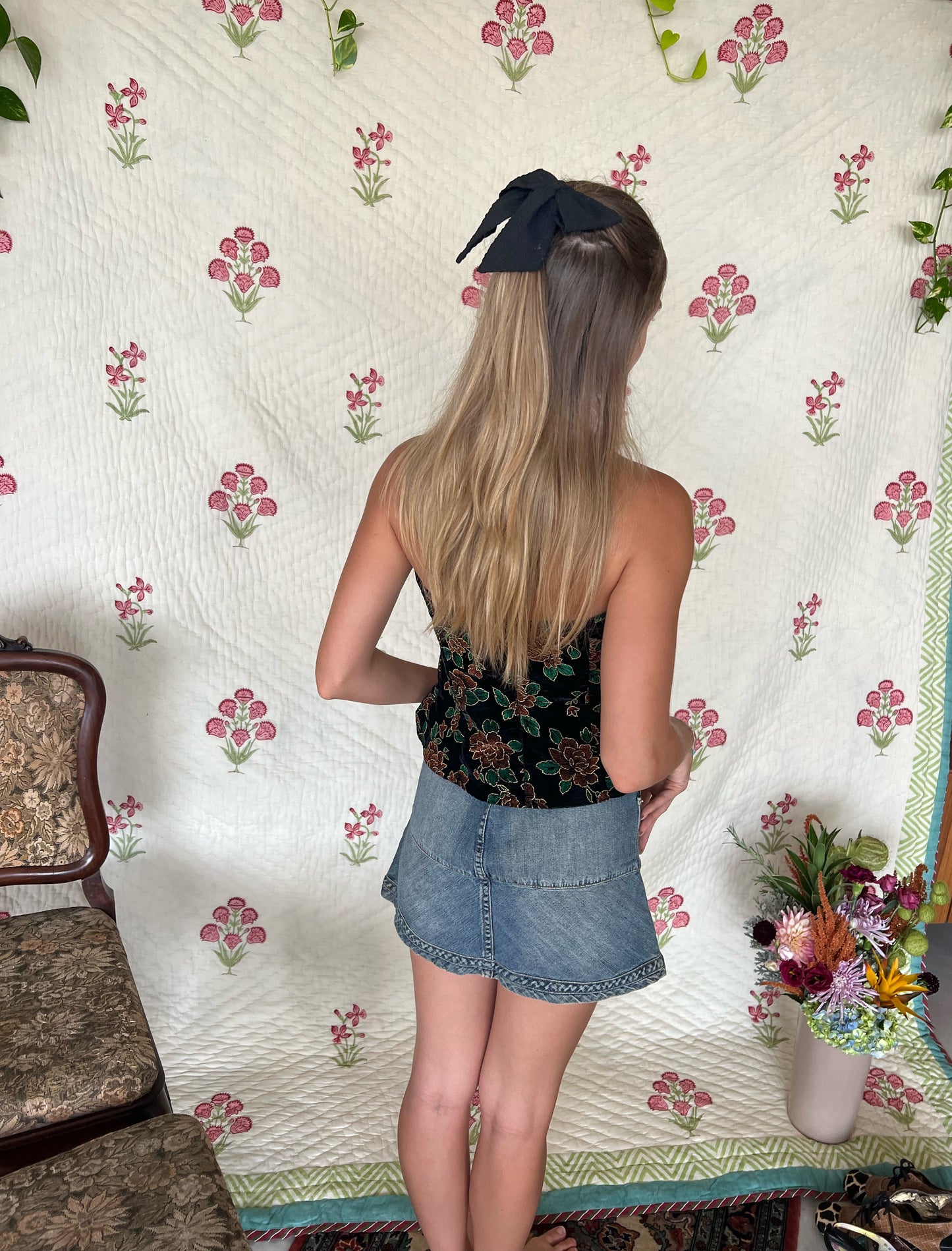 90's Philippe Martin Denim Mini Skirt