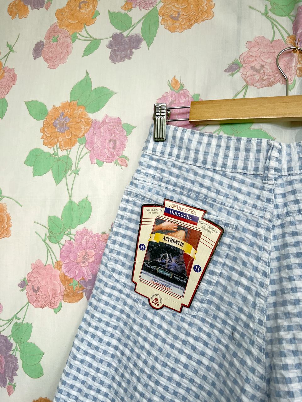 80’s Hamuche Plaid Shorts - With the tag!