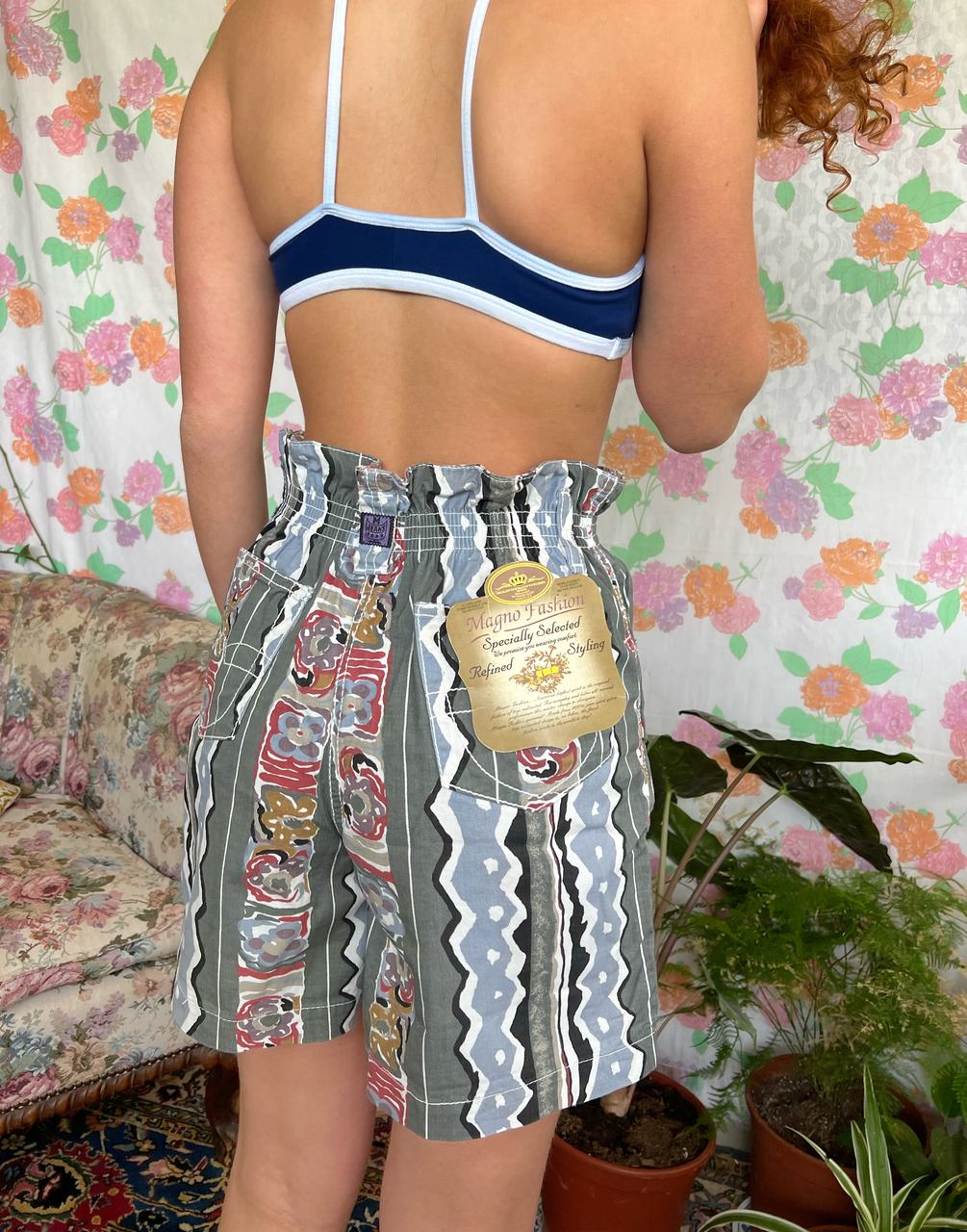 Ethnic Printed Vintage Shorts - With the tag!