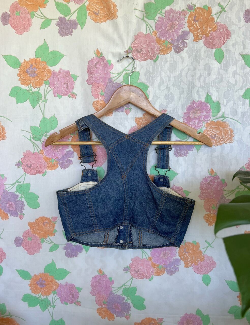 90's Cropped Denim Top
