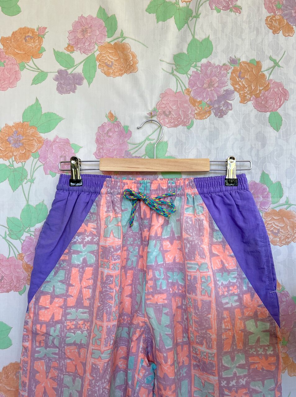 Vintage Fun Pink&Purple Bermuda