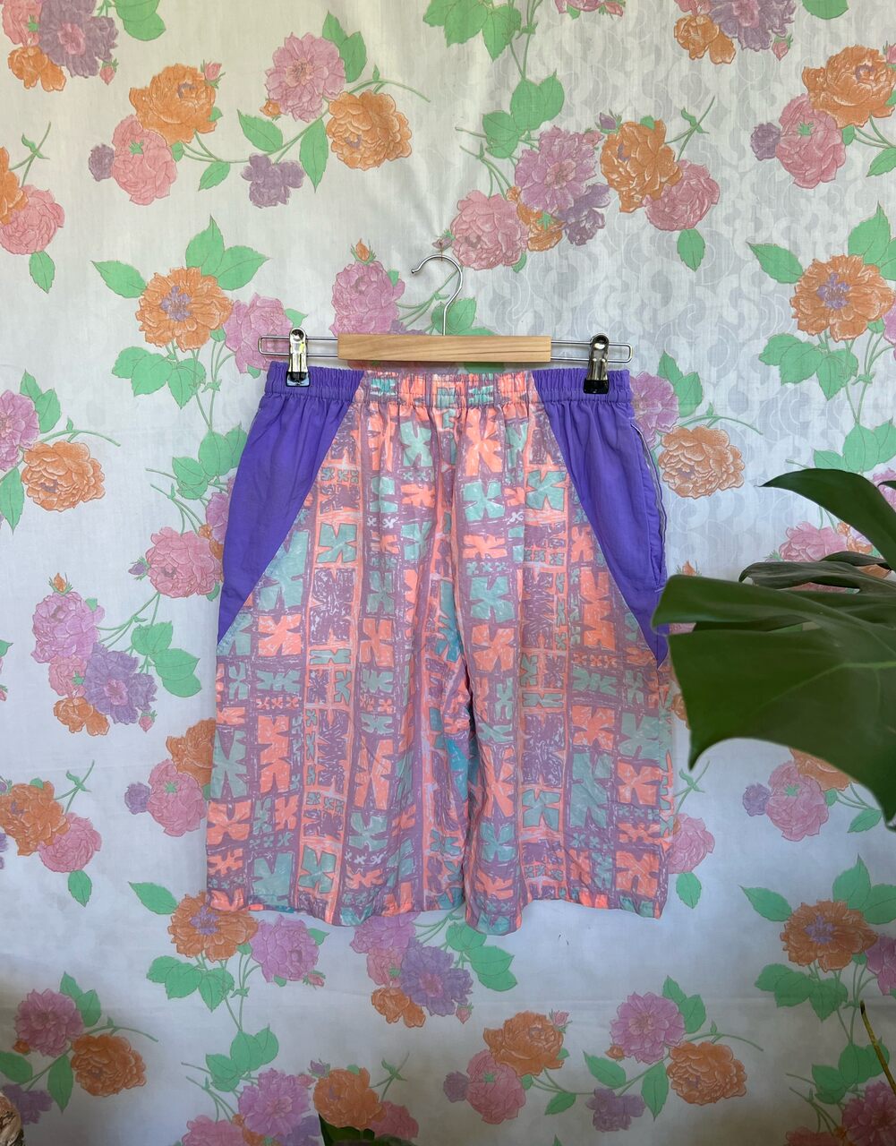 Vintage Fun Pink&Purple Bermuda