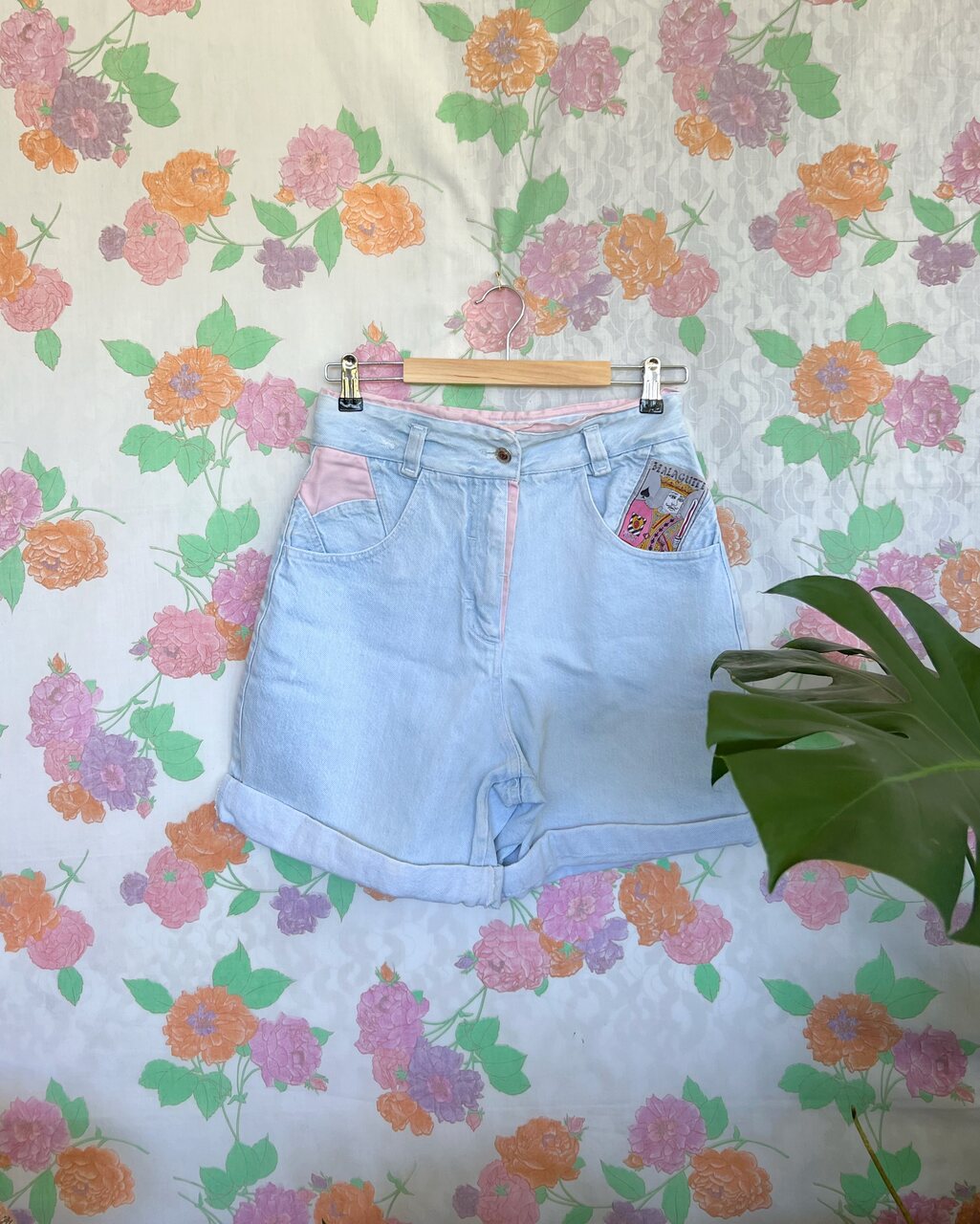 90's Denim Detailed Shorts