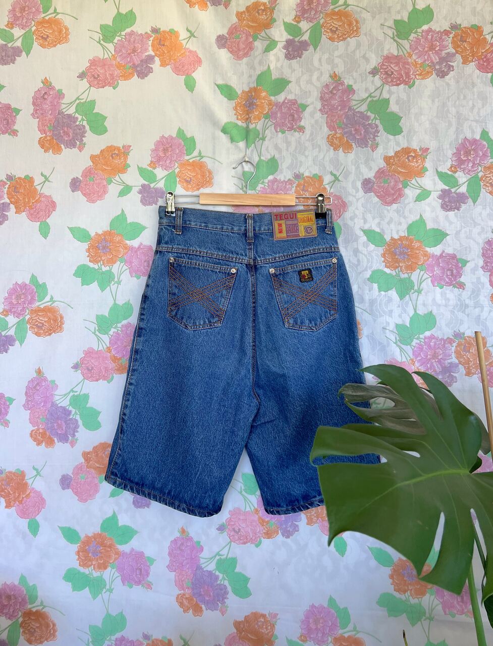 90's Denim Patch Bermuda