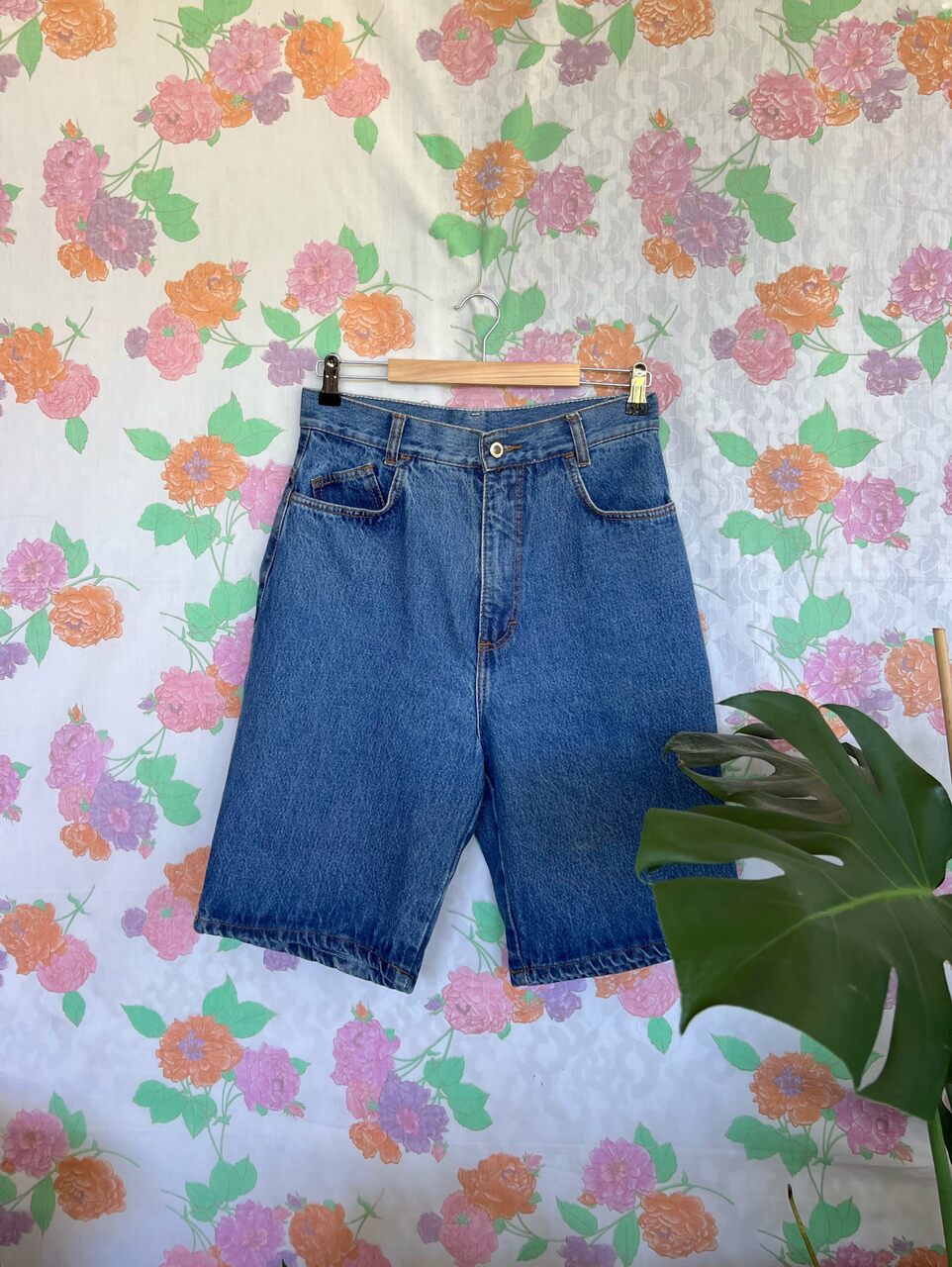 90's Denim Patch Bermuda
