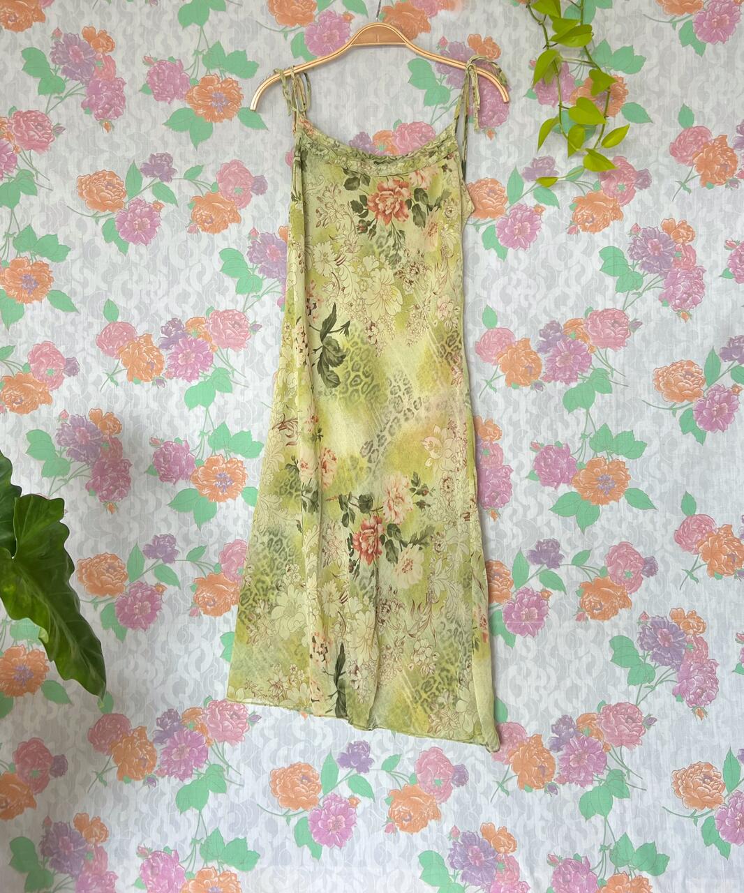 90's Green Forest Dress