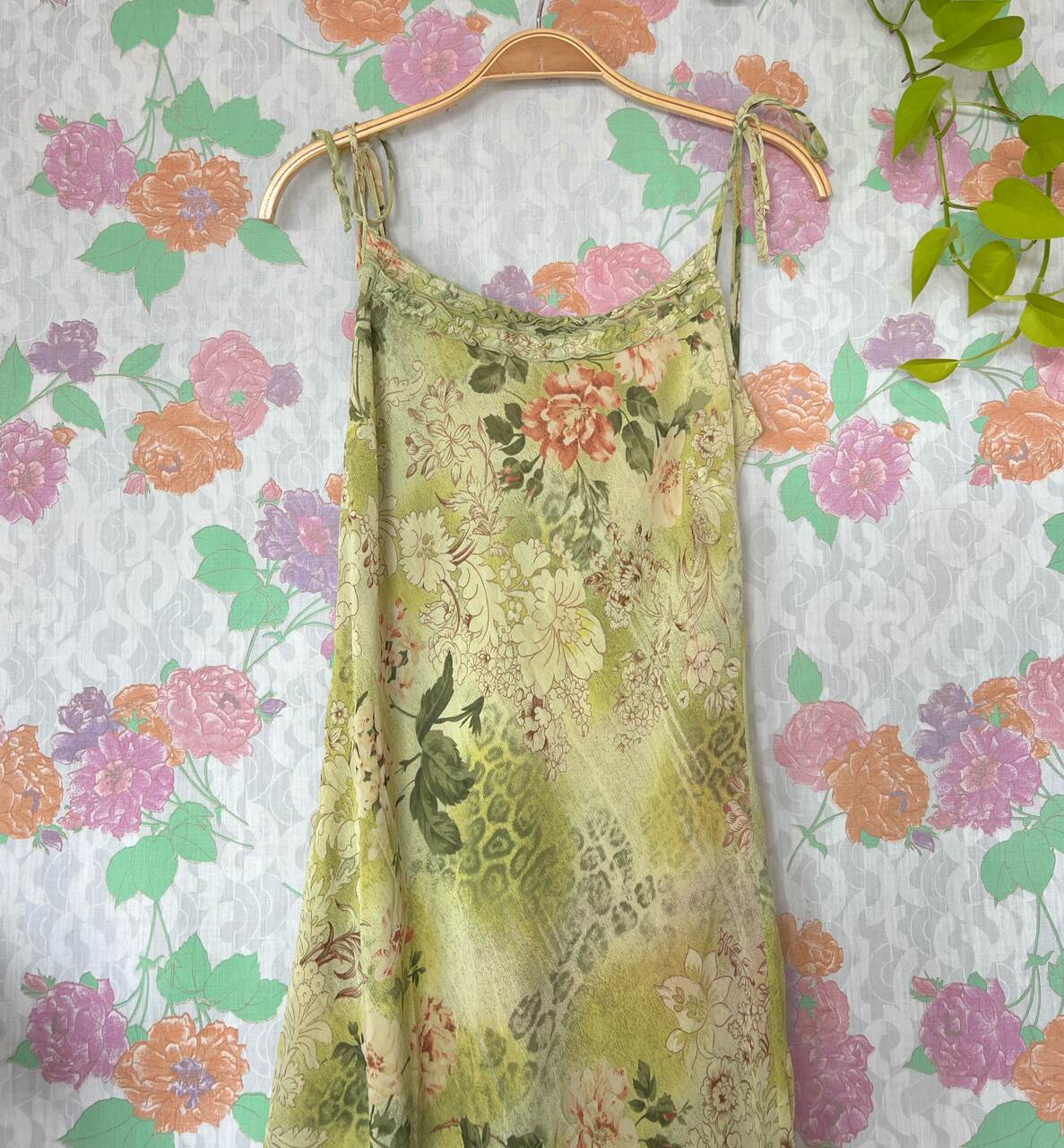 90's Green Forest Dress