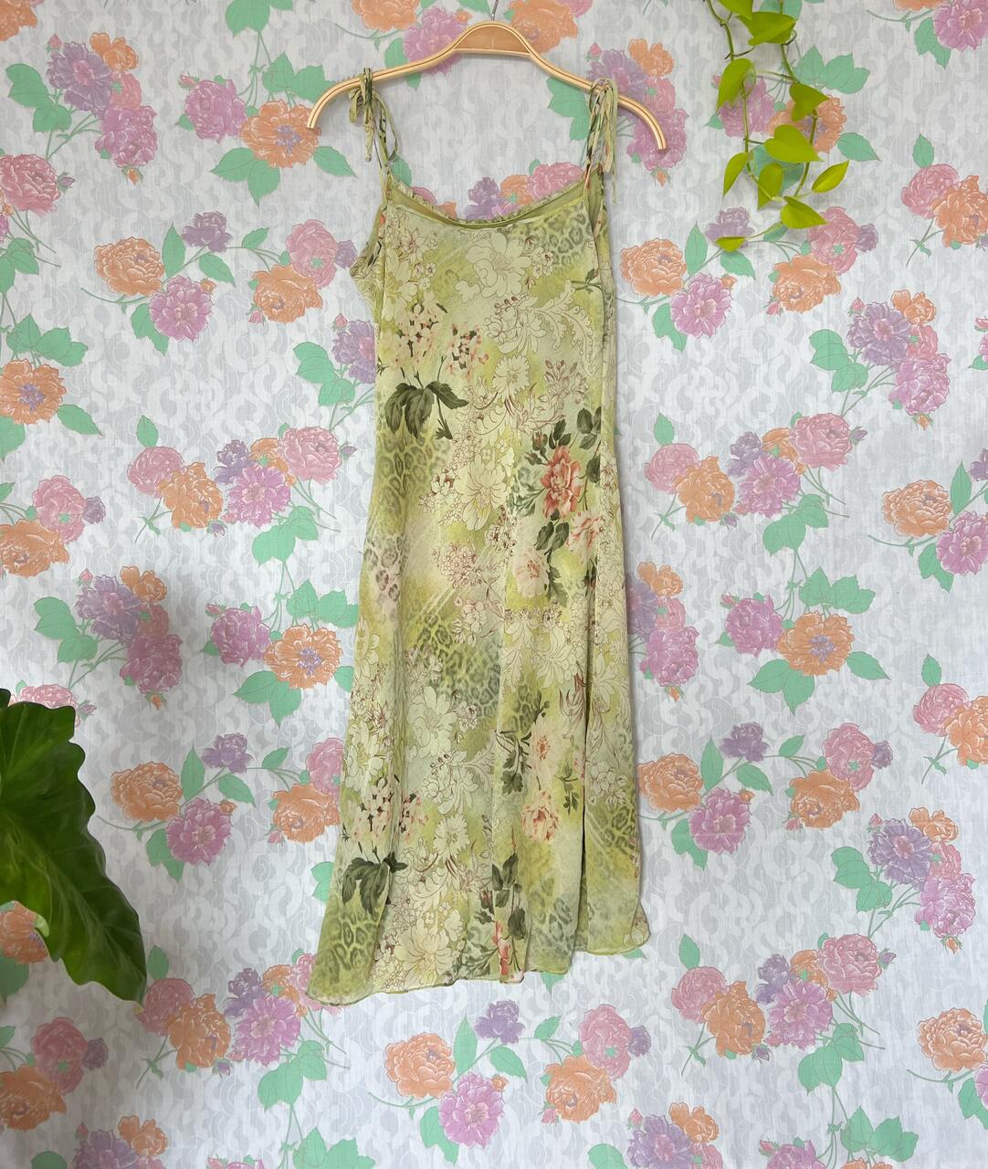 90's Green Forest Dress
