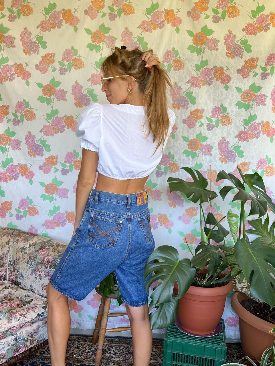 90's Gypsy Cropped Top