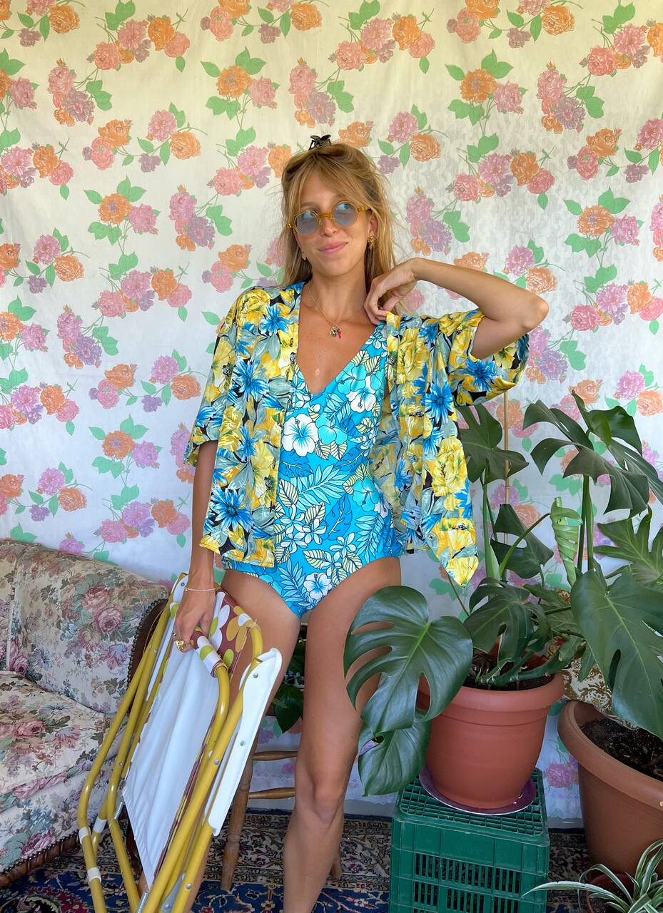 Unique Flower Printed Shirt