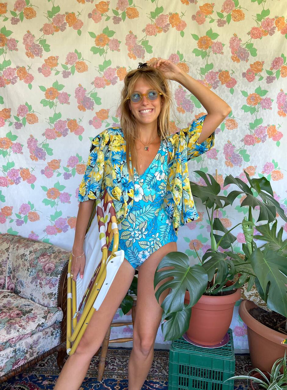 Unique Flower Printed Shirt