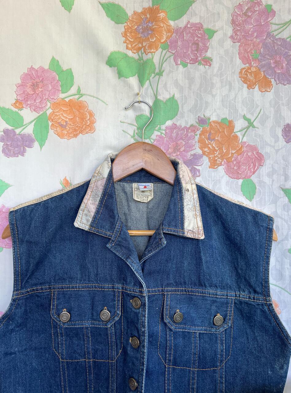 Dark Denim Cropped Top