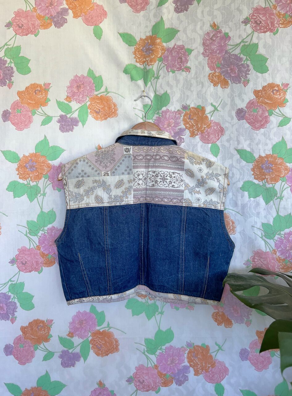 Dark Denim Cropped Top