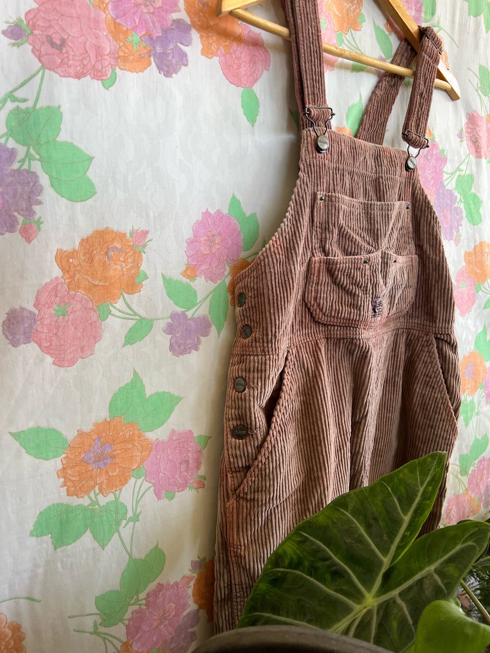 Corduroy Vintage Short Jumpsuit