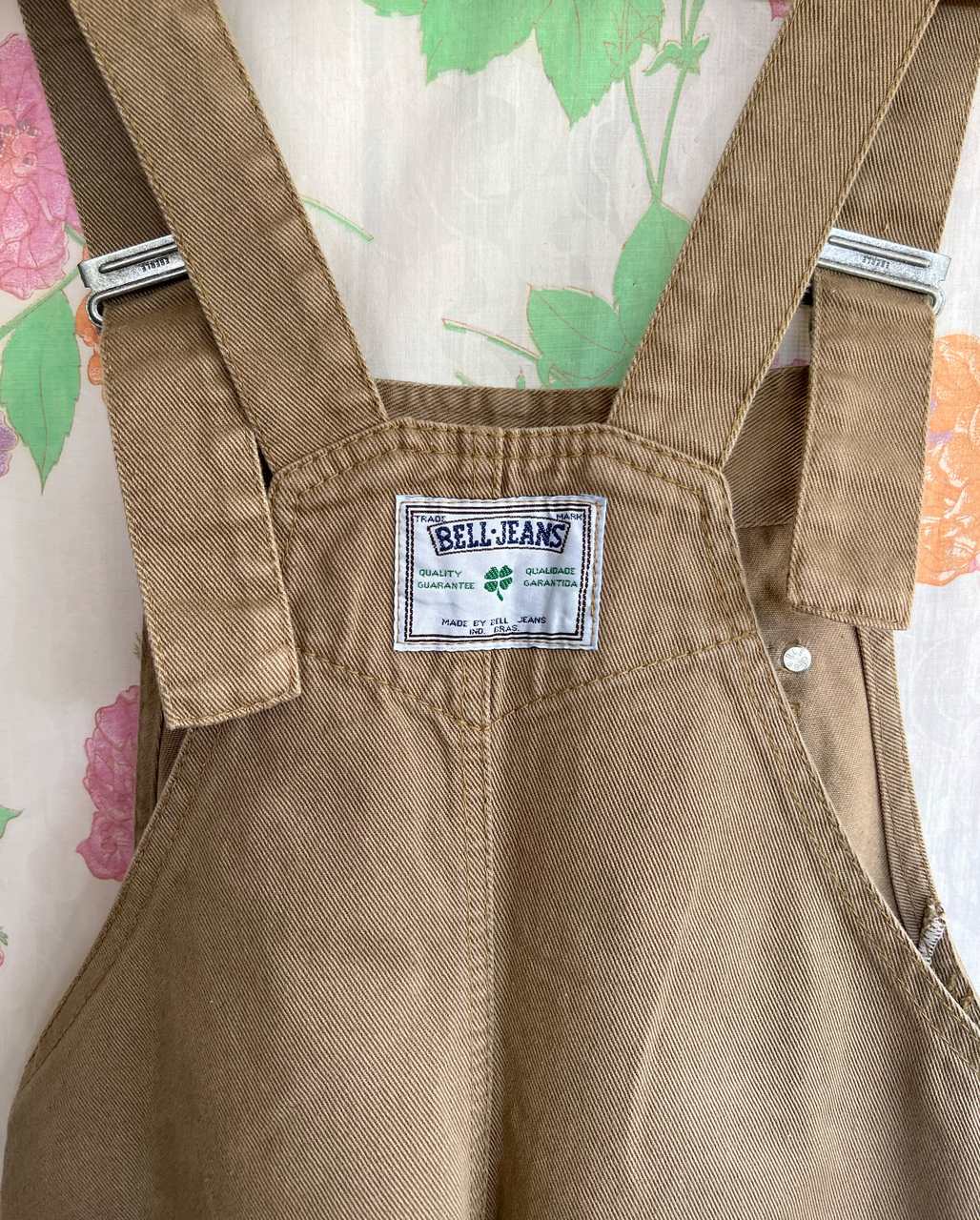 90's Kaki Cargo Jumpsuit