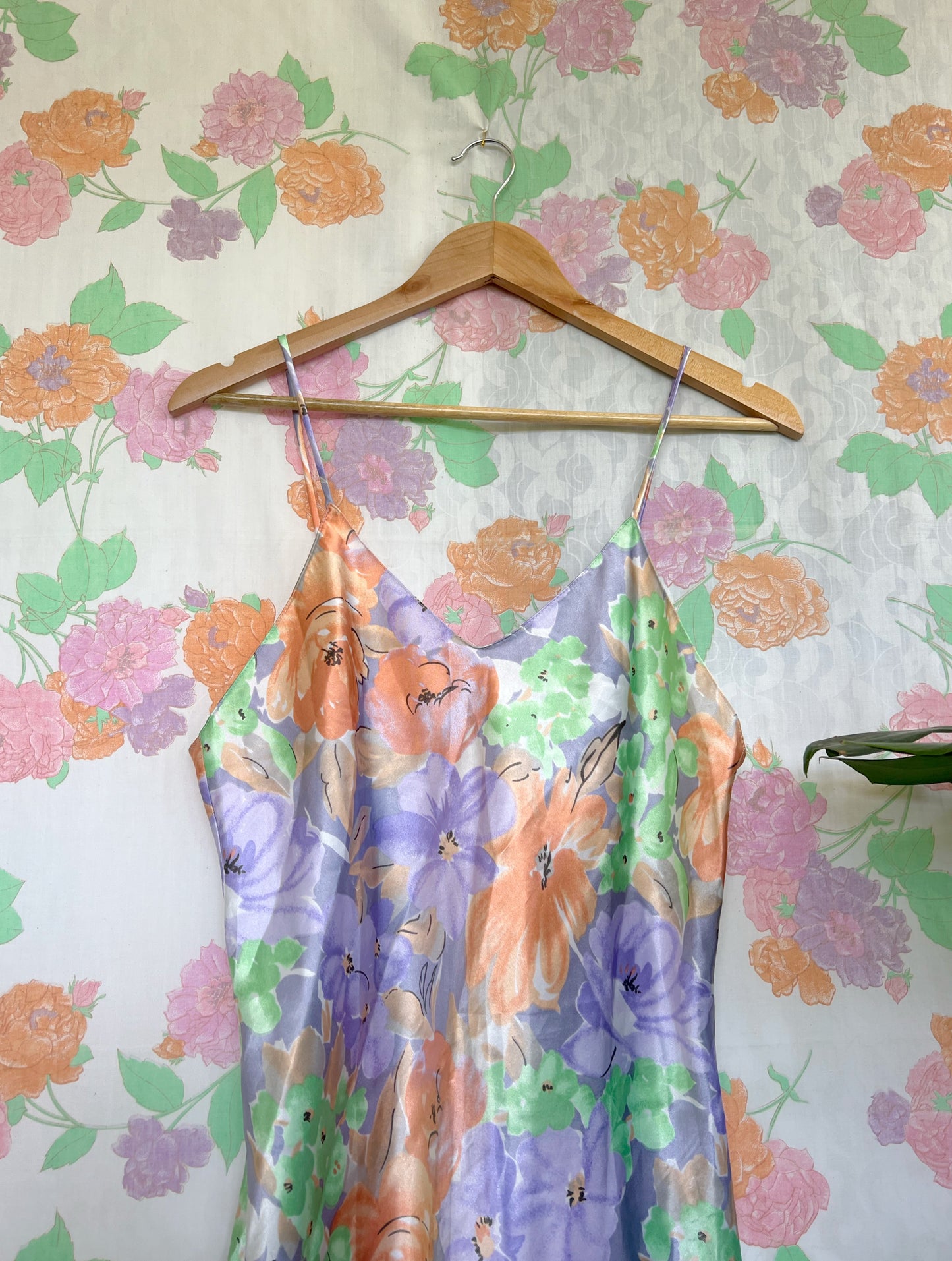 90's Satin Short Slip Dress