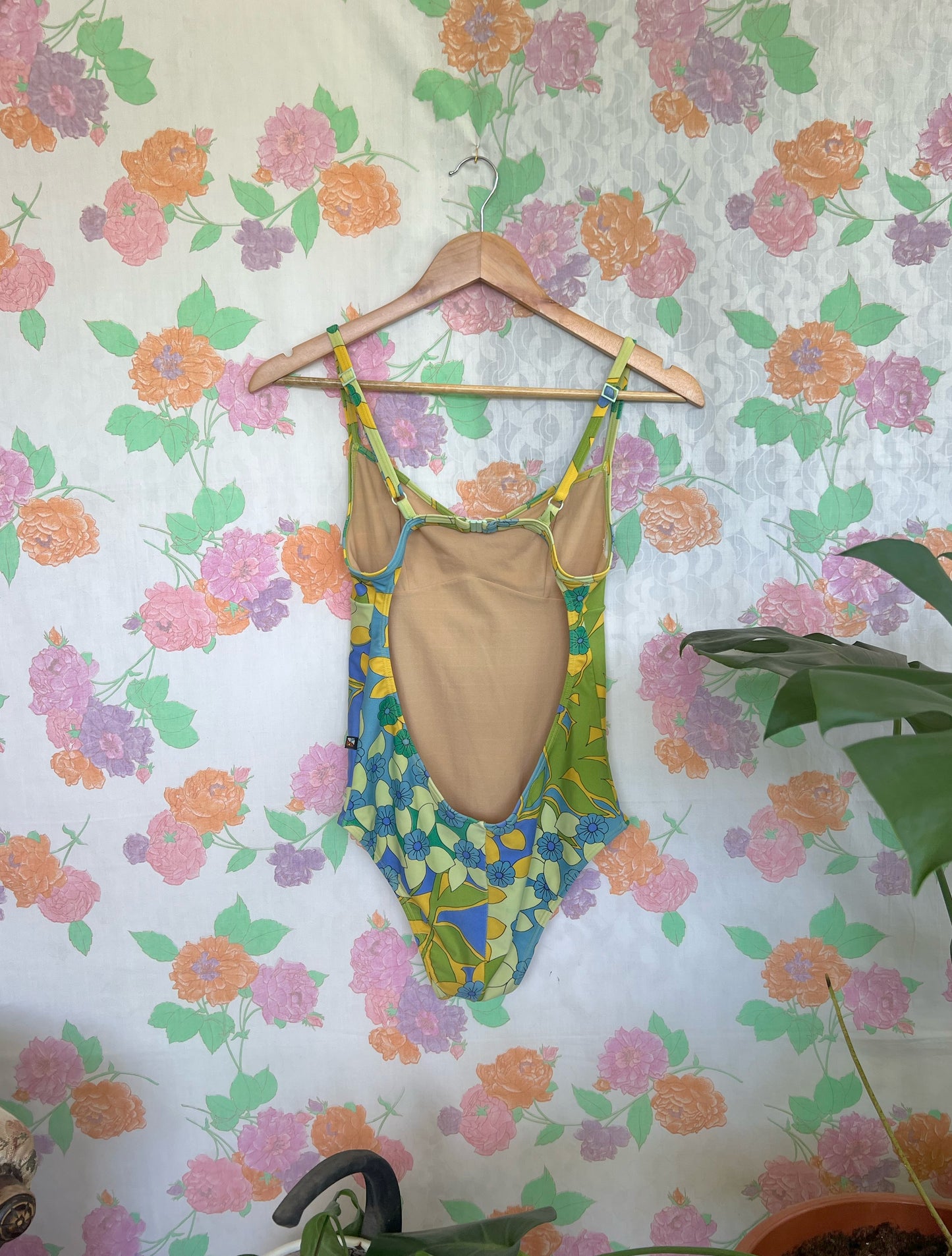 90's Chica Brasil Floral Swimsuit