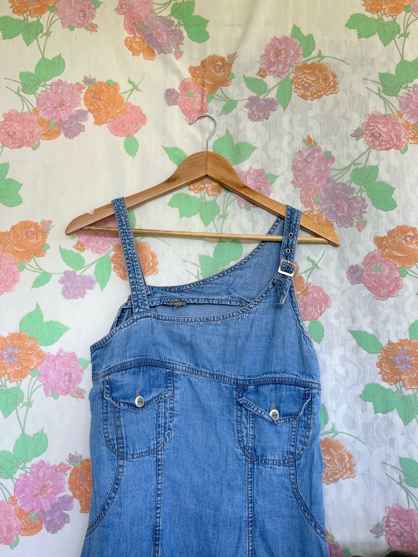 90's Denim Assimetric Dress