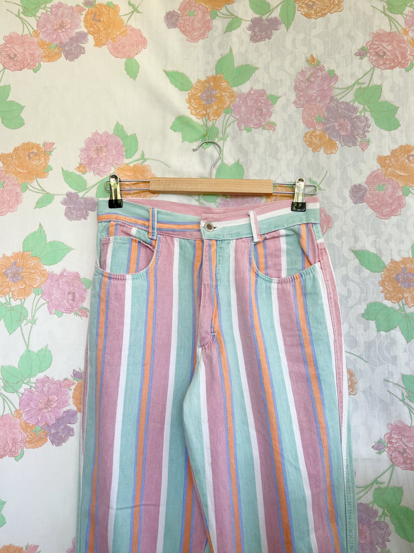 Hamuche 90's Pastel Striped Pants