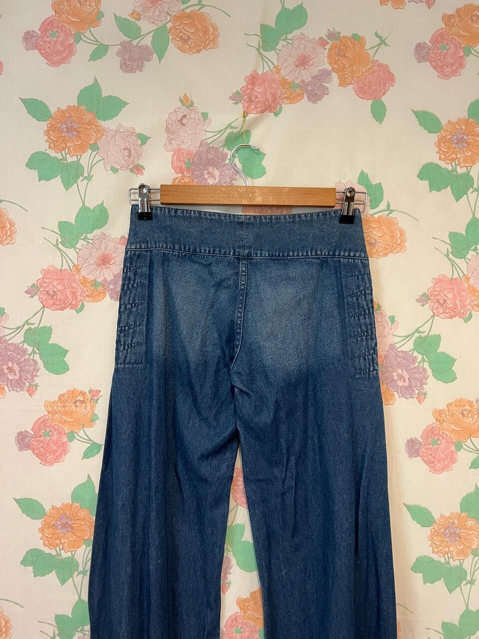 90's Wide-Leg Denim Pants