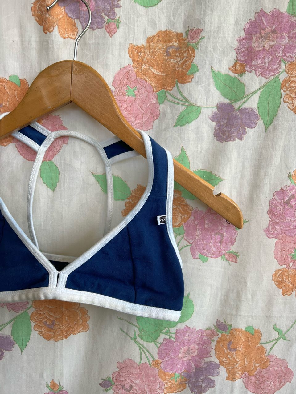 90's Navy Fit Top
