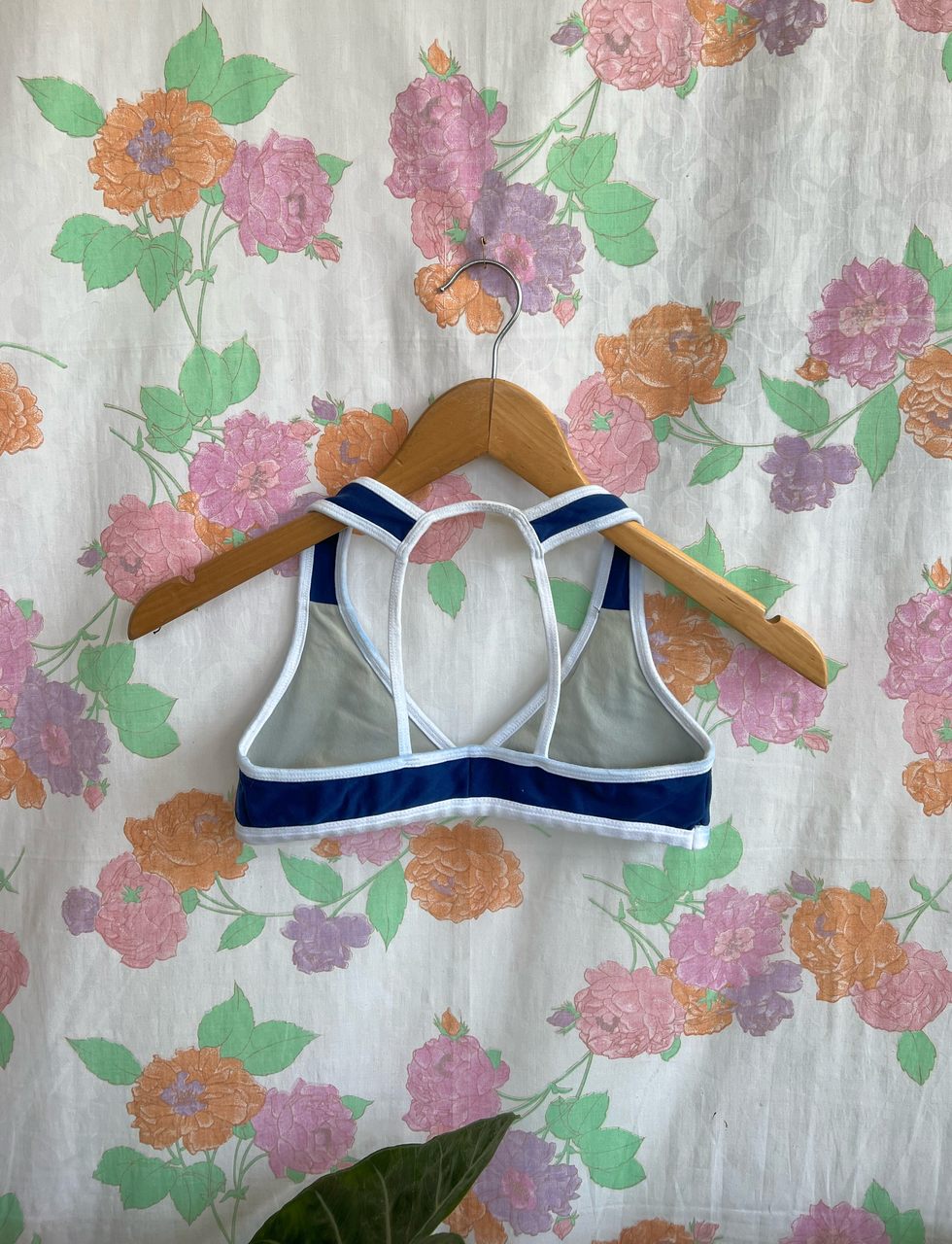 90's Navy Fit Top