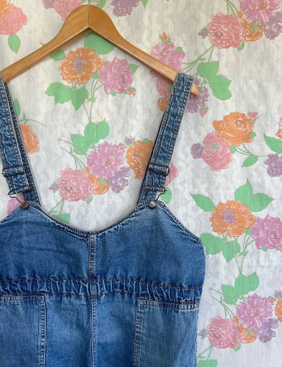 90's Suspender Denim Jumpsuit
