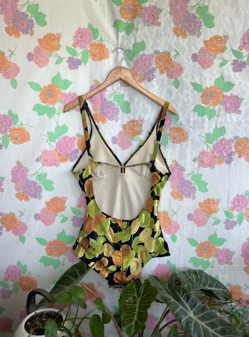 90's Kiwi Printed Swimsuit