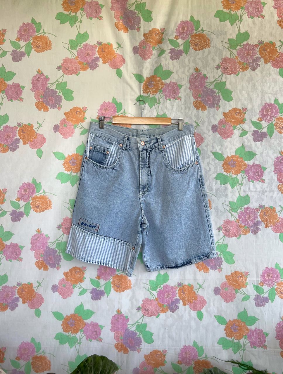 Vintage Denim Detailed Bermuda
