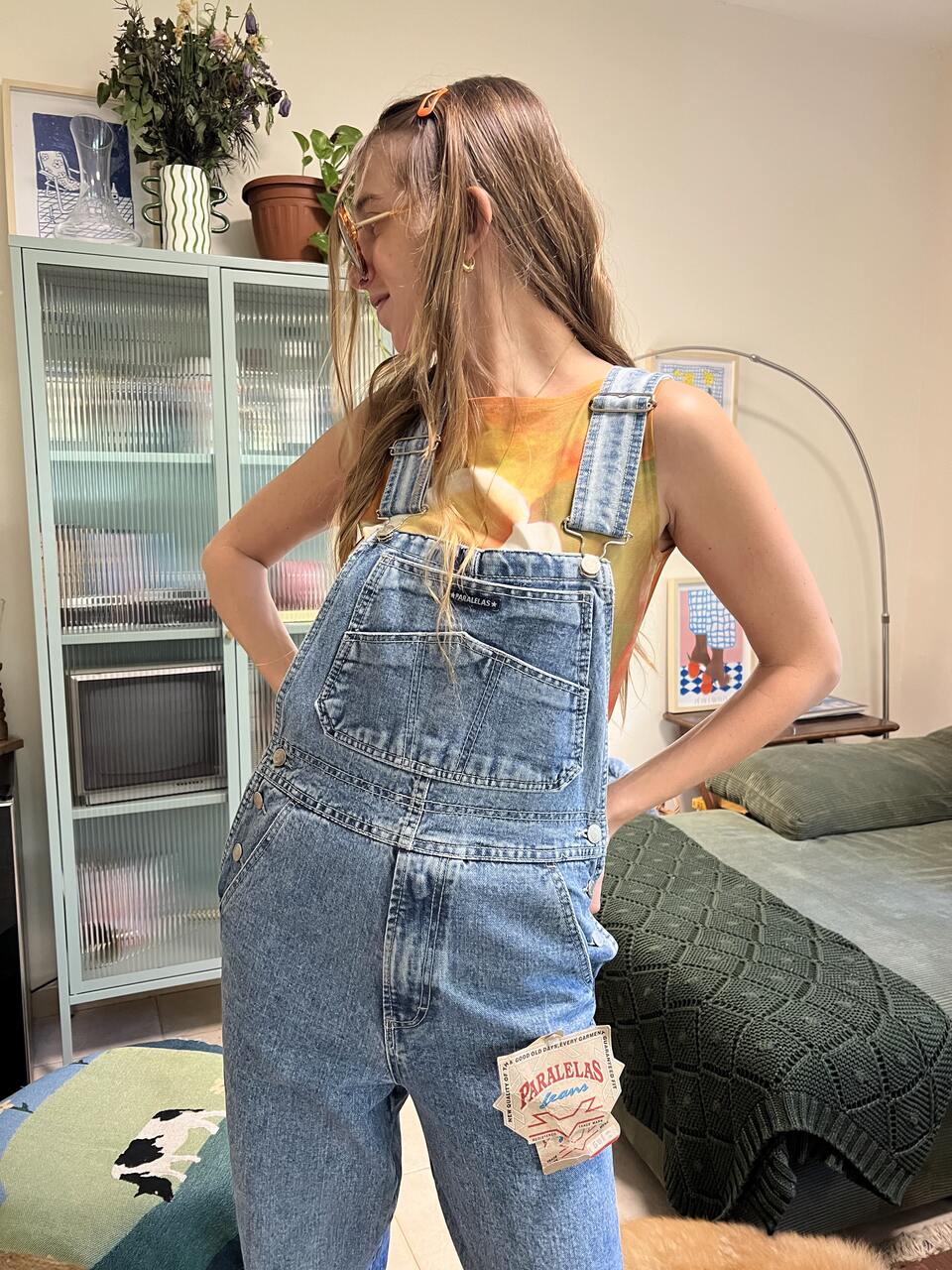 2000's Floral Tank Top