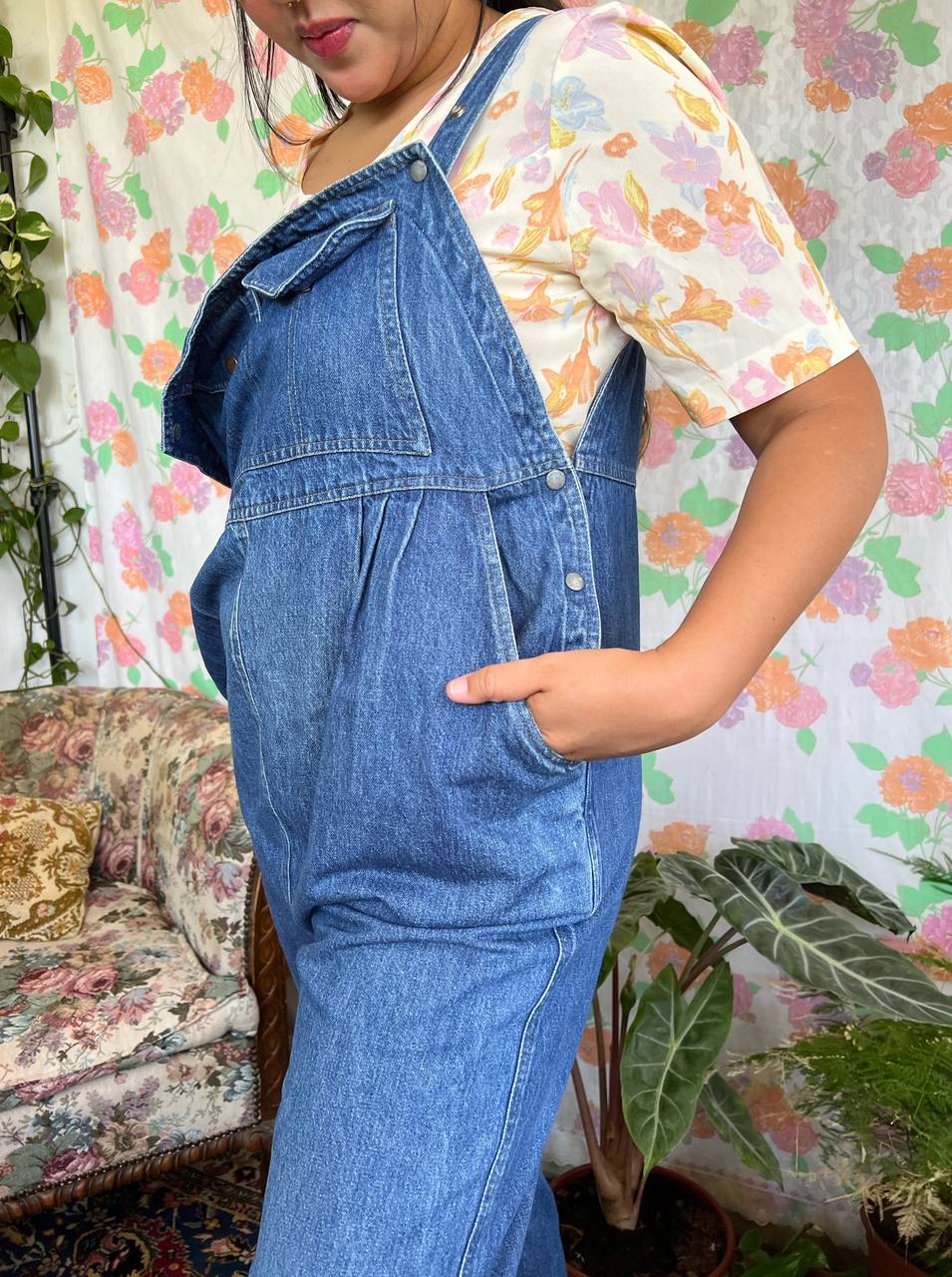 90's Denim Long Overall