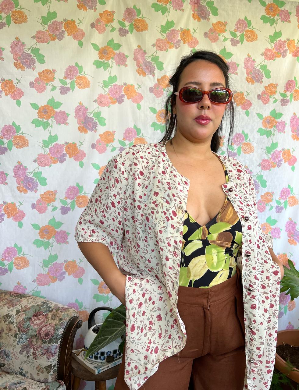 Floral Print Delicate Shirt