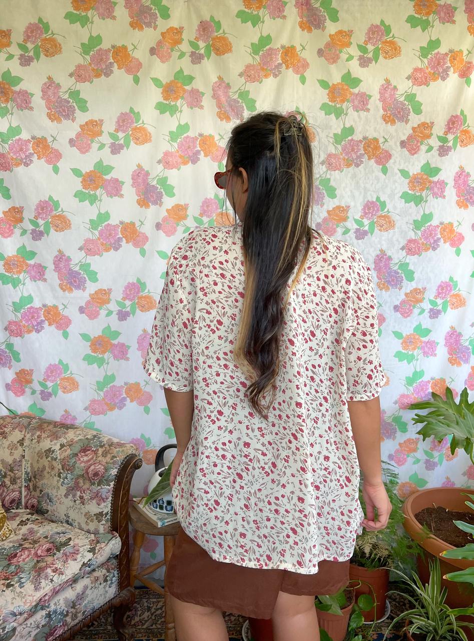 Floral Print Delicate Shirt