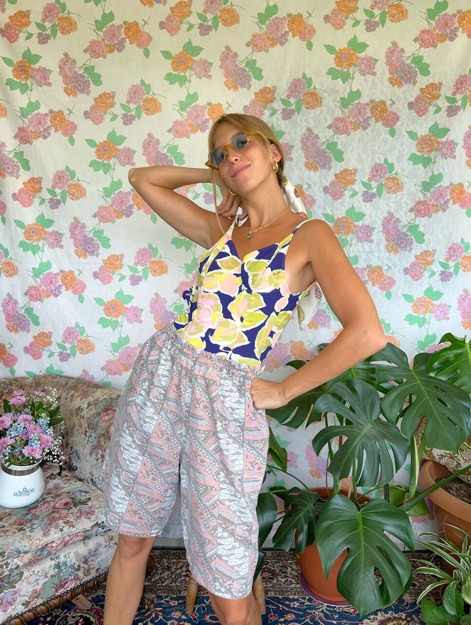 90's Comfy Printed Bermuda