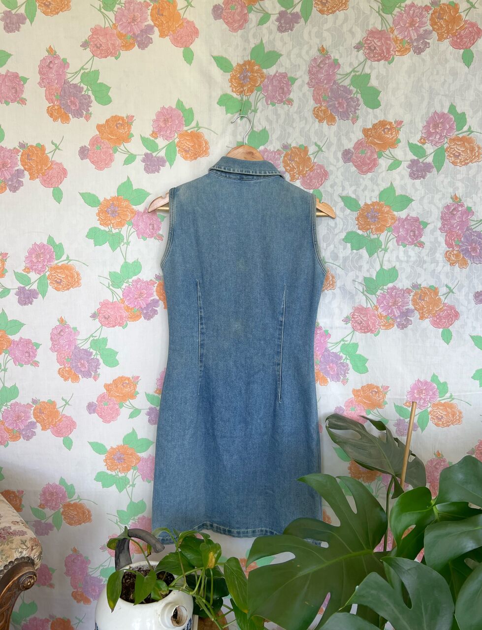 90's Denim Slim Dress