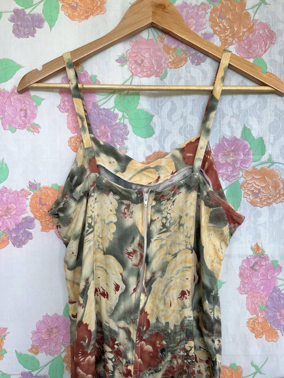 Vintage Printed Relaxed Jumpsuit