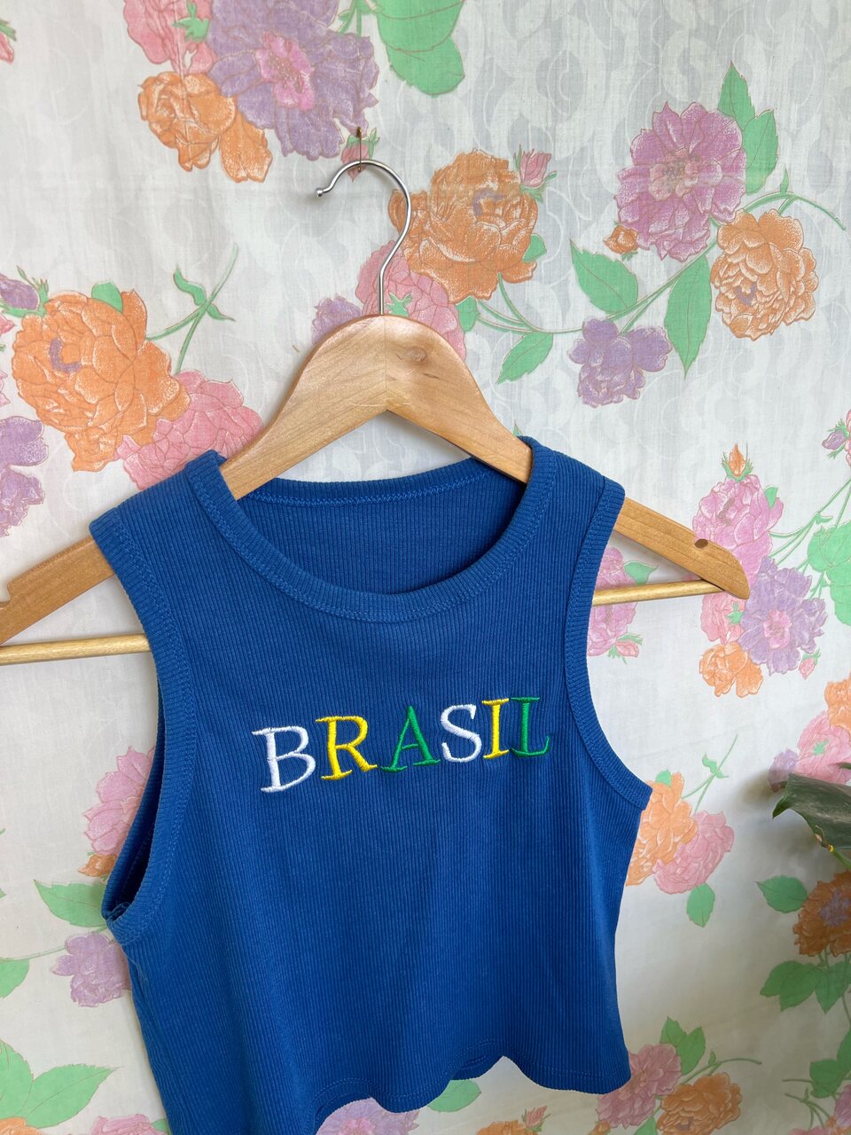 00's Brasil Cropped Top