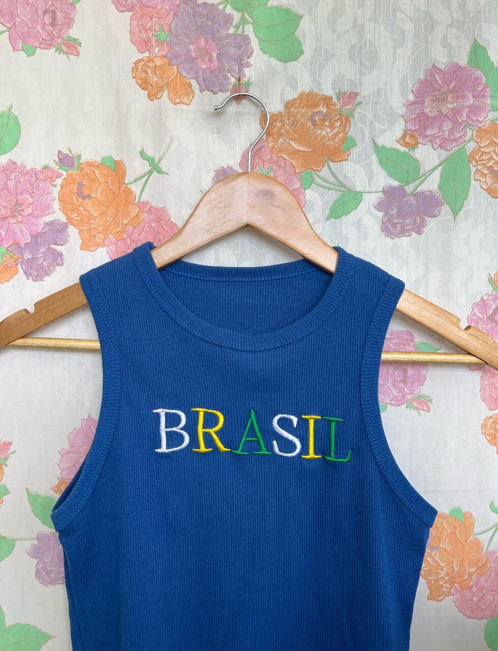 00's Brasil Cropped Top