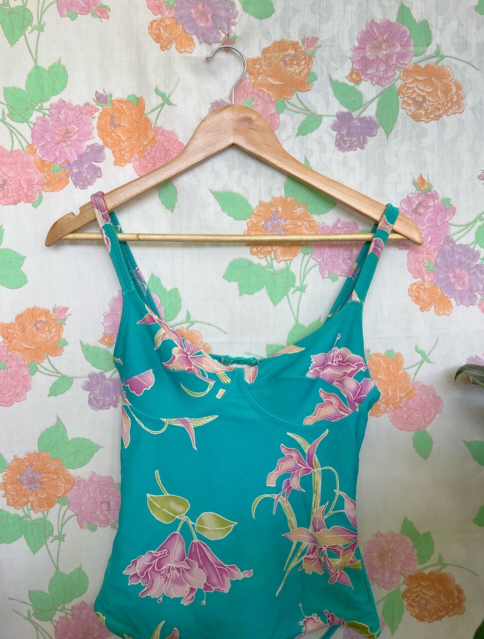 90's Turquoise Swimsuit