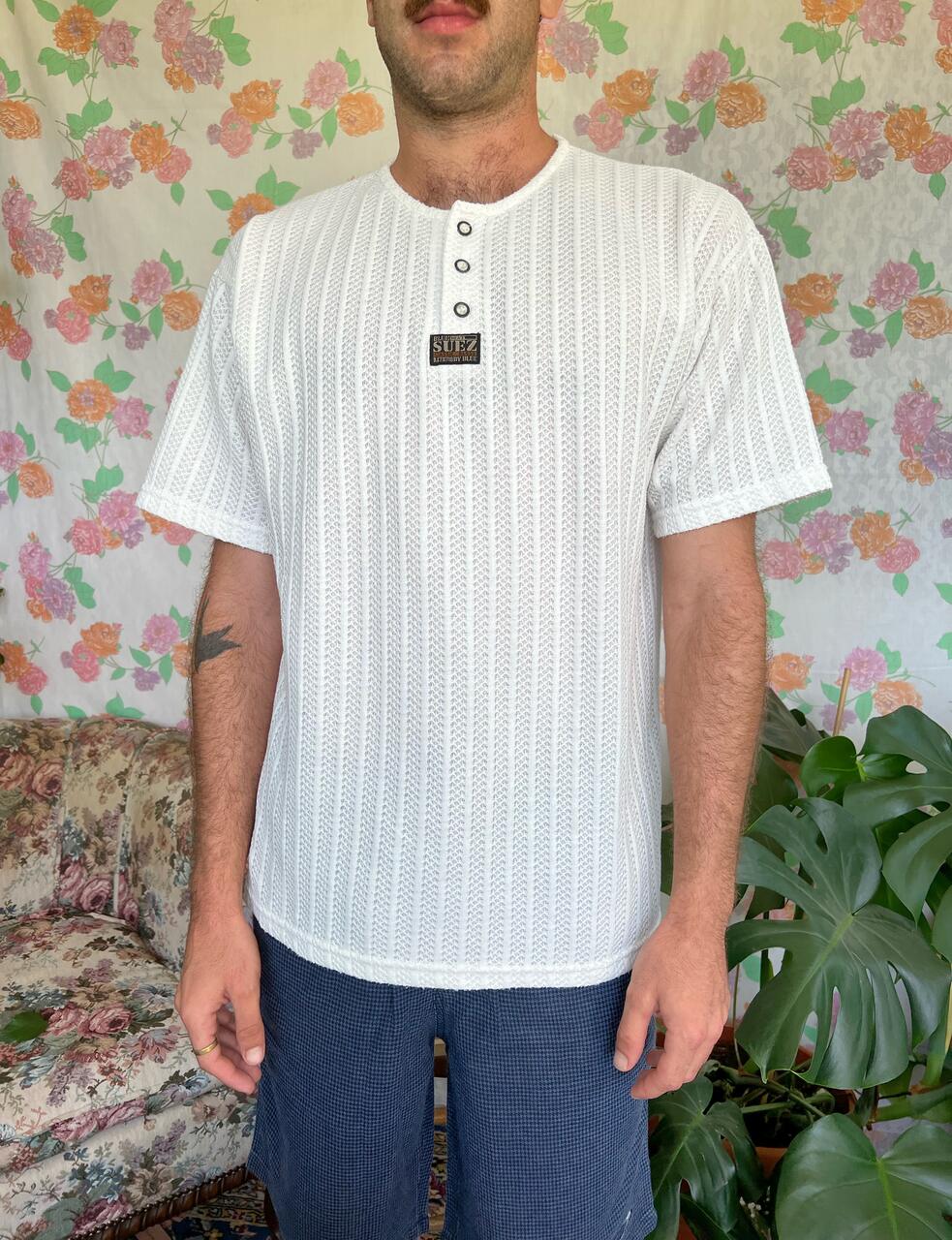 90's White Cotton T-Shirt