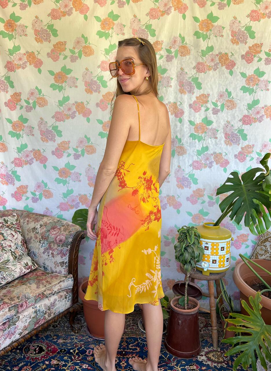 90's Spring Slip Dress