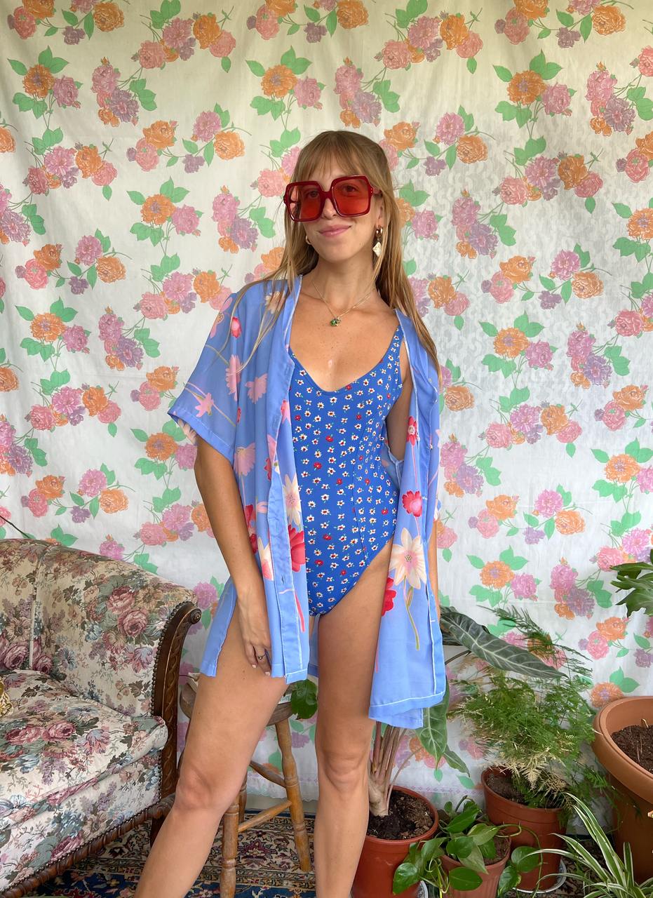 Royal 90's Vintage Swimsuit
