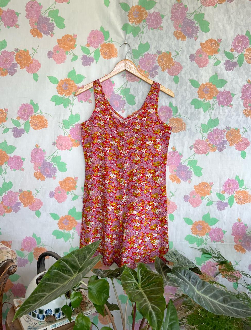 Flowery Vintage Viscose Jumpsuit