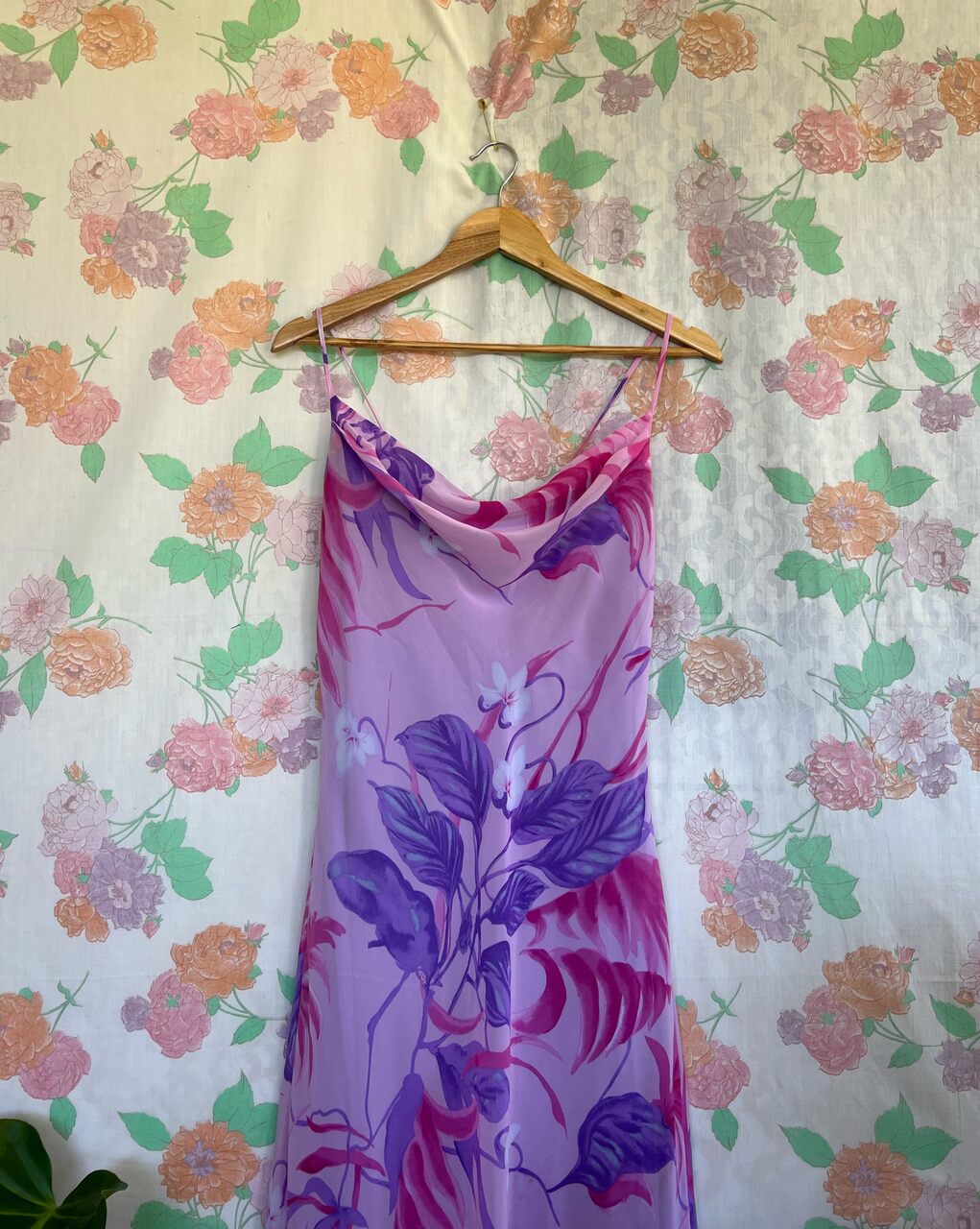 2000's Purple Swirl Dress