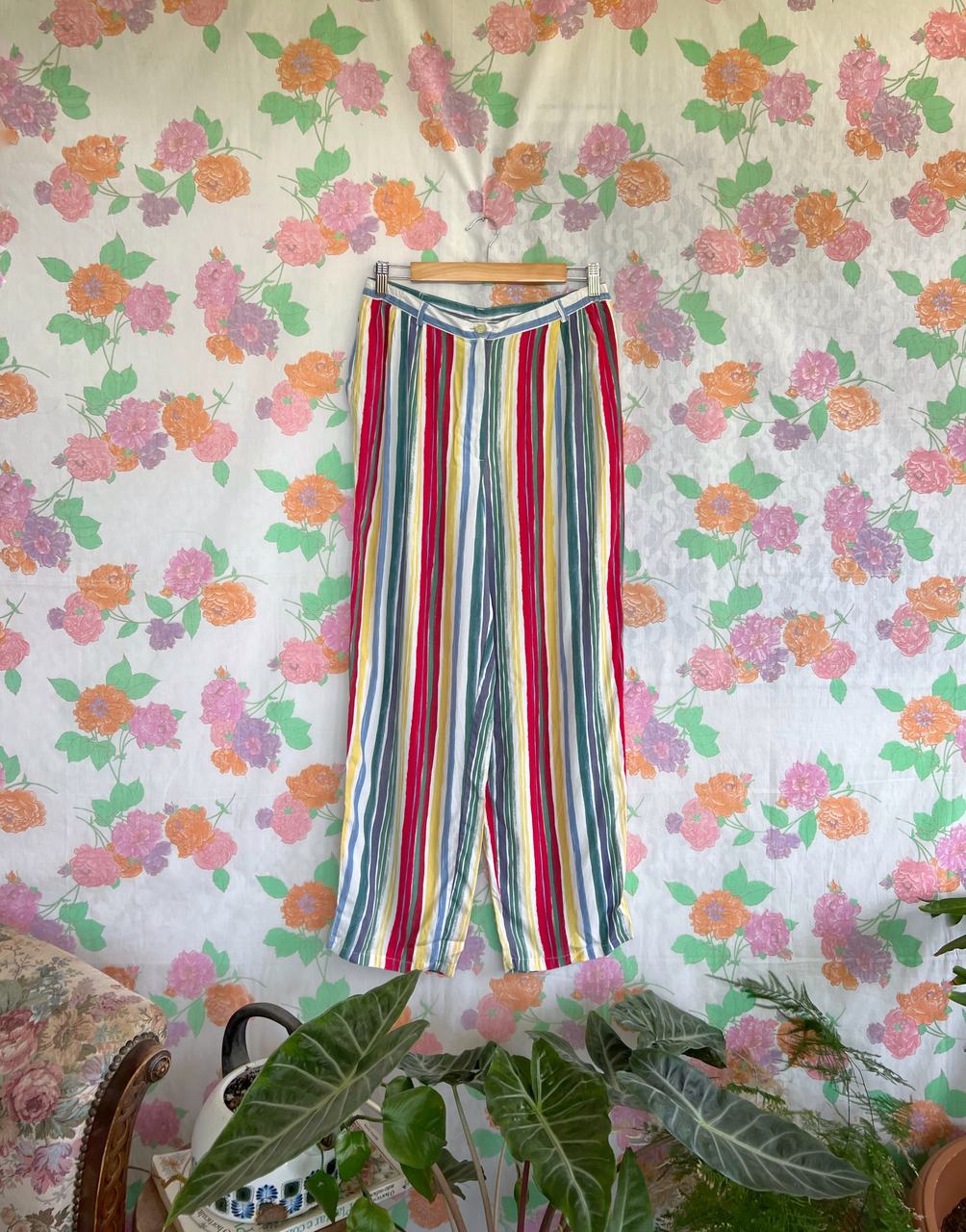 Fun 90's Striped Pants