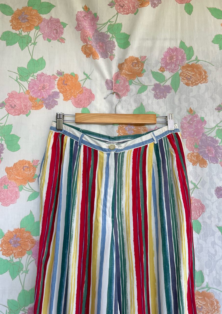 Fun 90's Striped Pants