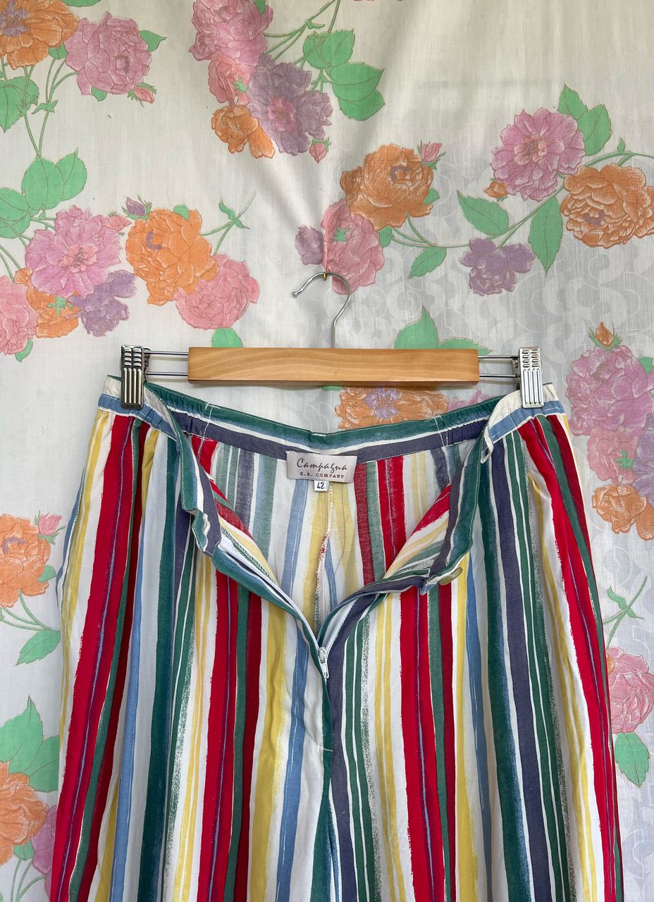 Fun 90's Striped Pants