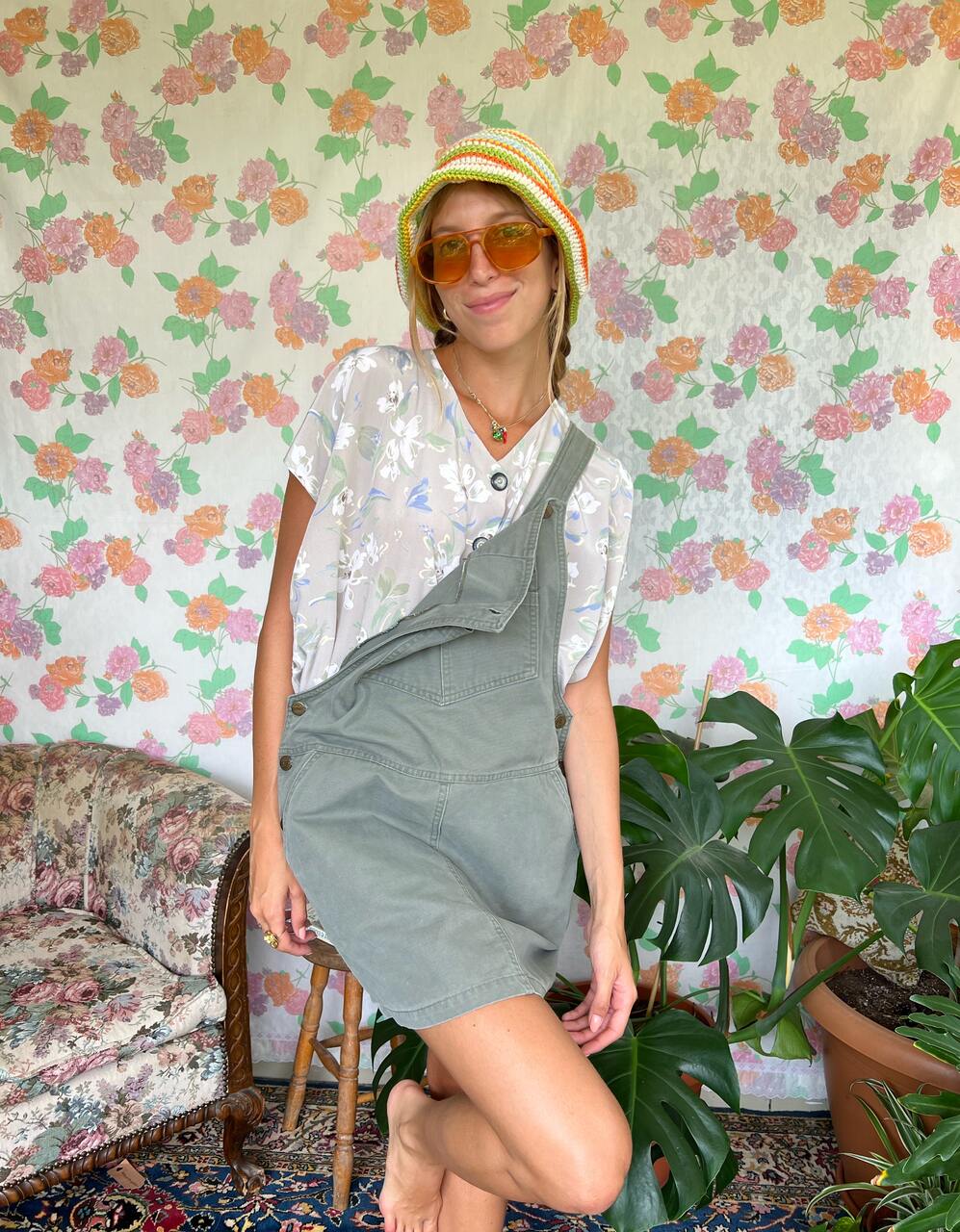80's Grey Detailed Shirt